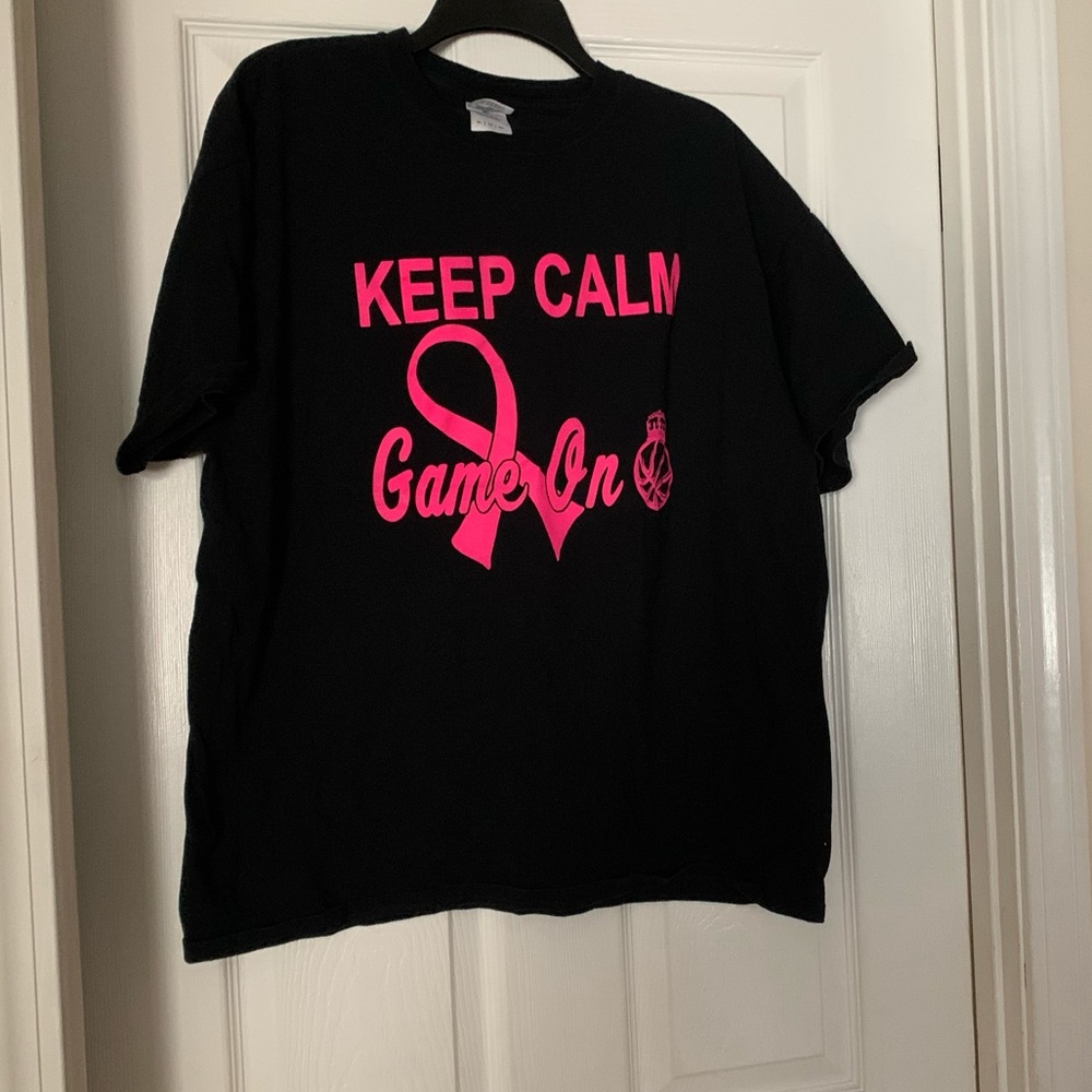 Breast cancer basketball t-shirt